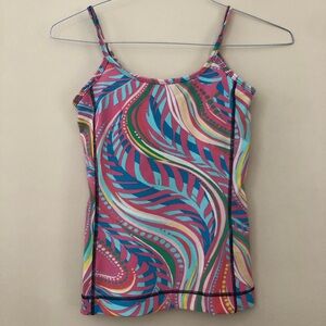 Lilly Pulitzer workout top multi color women’s Xs